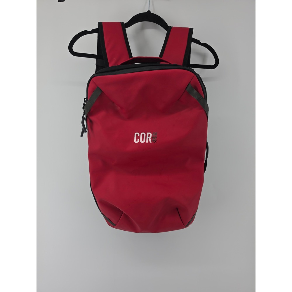 COR Surf Island Hopper Travel Backpack Red Black Laptop Compartment Carry On Bag